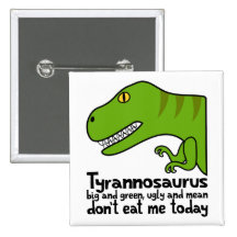 T-Rex Haiku Pinback Buttons