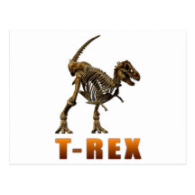 T-REX POST CARDS