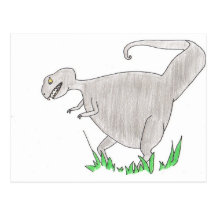 T Rex Postcard
