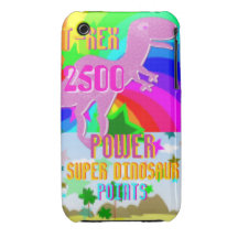 T-Rex Power Super Dinosaur 2500 Points iPhone 3 Case