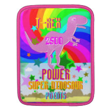 T-Rex Power Super Dinosaur 2500 Points iPad Sleeves