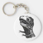 T-Rex Rage Meme - Keychain