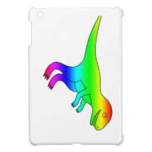 T-Rex Rainbow Funny Natural iPad Mini Cover