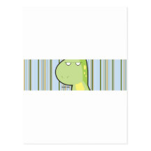 T_Rex_Stripes Post Cards