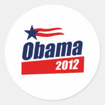 T-shirt 2012 d'Obama Autocollants