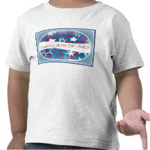T-shirt 4 juillet pour des enfants en bas âge