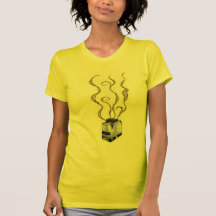 T-shirt brûlé de dames
