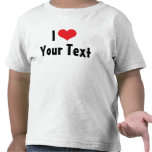 T-shirt d'amour de la coutume I