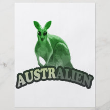 T-shirt d'AustrAlien Prospectus En Couleur