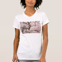 T-shirt de dames de fleurs de cerisier