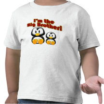 T-shirt de frère, pingouins mignons