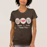 T-shirt de l'itinéraire 66 de voyage par la route 