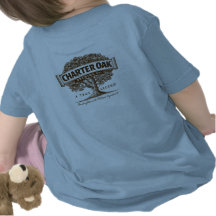T-shirt de luxe infantile de chêne de charte