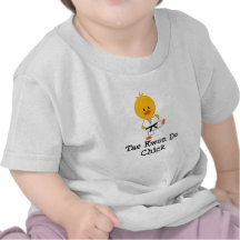 T-shirt de nourrisson de poussin du Taekwondo