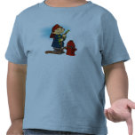 T-shirt de pompier d'enfants