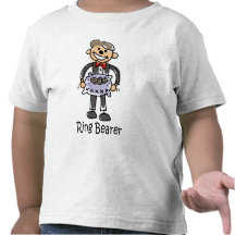 T-shirt de porteur d'alliances