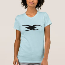 T-shirt de réflexion d'oiseau de mer