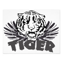 T-shirt de tigre bristols personnalisés