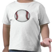 T-shirt d'enfant en bas âge de base-ball