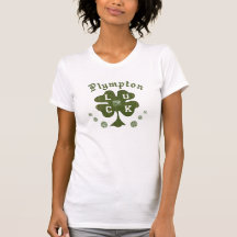 T-shirt d'Irlandais de Plympton le Massachusetts