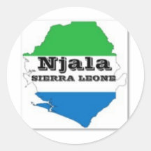 T-SHIRT du SIERRA LEONE NO1 ET etc. Autocollants
