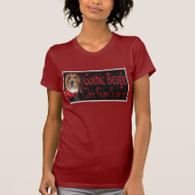 T-shirt gothique de beagle