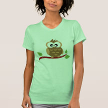 T-shirt mignon de hibou
