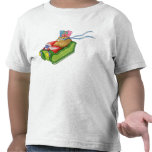 T-shirt moderne d'enfant en bas âge de Père Noël