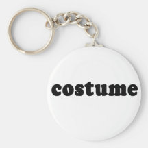 T-shirt qui indique juste le COSTUME Porte-clef