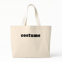 T shirt that just says COSTUME Bags