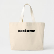T shirt that just says COSTUME Bags