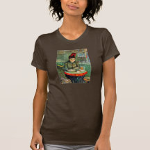 T-Shirt: Van Gogh - Woman in Cafe