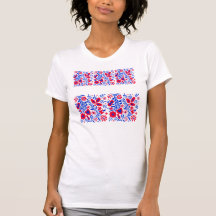 T-Shirt With Slovenian Motifs In National Colours