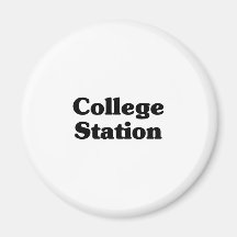 T-shirts de classique de College Station Aimant