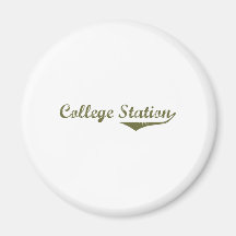 T-shirts de révolution de College Station Magnets Pour Réfrigérateur
