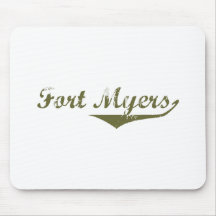 T-shirts de révolution de Fort Myers Tapis De Souris
