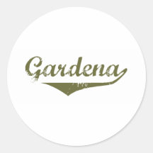 T-shirts de révolution de Gardena Autocollants