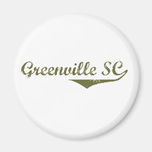 T-shirts de révolution de Greenville Aimant Pour Réfrigérateur