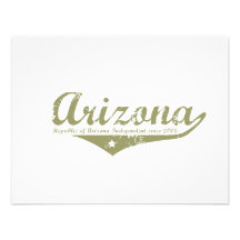 T-shirts de révolution de l'Arizona Faire-parts