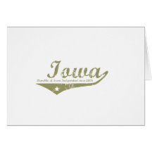 T-shirts de révolution de l'Iowa Cartes