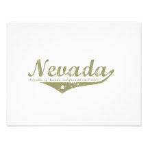 T-shirts de révolution du Nevada Faire-part Personnalisé