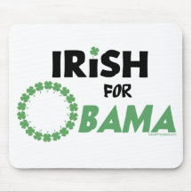 T-shirts et butin d'Obama d'Irlandais Tapis De Souris