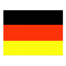 T-shirts et cadeaux allemands de drapeau carte postale