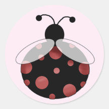 T-shirts et cadeaux chanceux de coccinelle autocollants