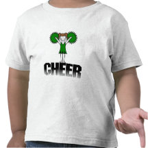 T-shirts et cadeaux Cheerleading verts