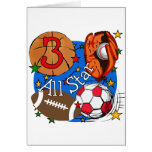 T-shirts et cadeaux d'anniversaire de sports d'All Carte De Vœux