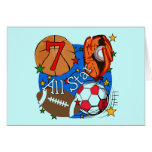 T-shirts et cadeaux d'anniversaire de sports d'All Carte De Vœux