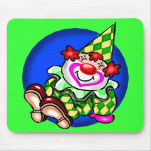 T-shirts et cadeaux de clown de cirque d'enfants tapis de souris