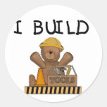 T-shirts et cadeaux de construction de l'ours I Adhésif