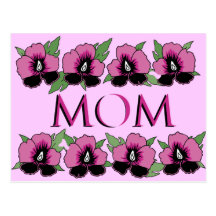 T-shirts et cadeaux de fleur pour la maman carte postale